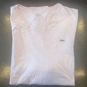 Lacoste v-neck t shirt
